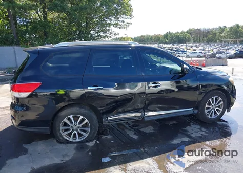 2014 Nissan Pathfinder Sl z USA, uszkodzony, nr VIN 5N1AR2MMXEC619323